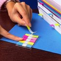 Zakładki indeksujące POST-IT_ (683-5CB), PP, 12x43mm, 5x20 kart., mix kolorów Post-It 3M