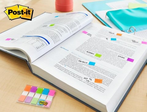 Zakładki indeksujące POST-IT_ (683-5CB), PP, 12x43mm, 5x20 kart., mix kolorów Post-It 3M Zakładki indeksujące POST-IT_ (683-5CB), PP, 12x43mm, 5x20 kart., mix kolorów Post-It 3M