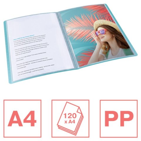 Album ofertowy Esselte Colour Breeze, z 60 koszulkami, niebieski 626232 Esselte Esselte Album ofertowy Esselte Colour Breeze, z 60 koszulkami, niebieski 626232 Esselte Esselte