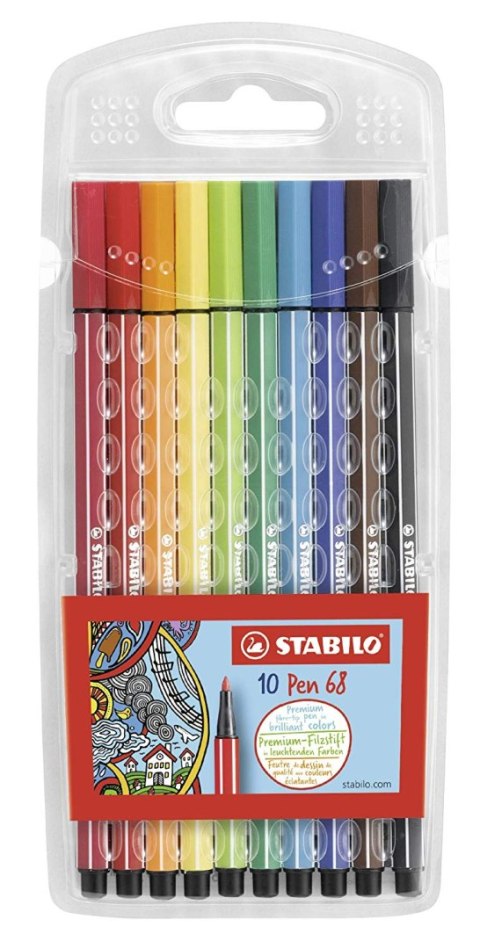 Flamastry PEN 6810/PL 10szt. STABILO Stabilo Flamastry PEN 6810/PL 10szt. STABILO Stabilo