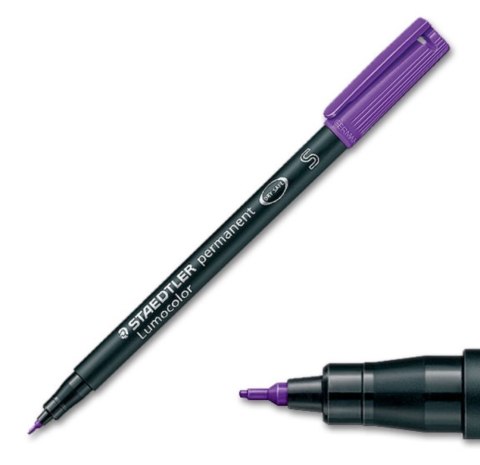 Foliopis Lumocolor, S, wodoodporny, fioletowy, Staedtler S 313-6 Staedtler Foliopis Lumocolor, S, wodoodporny, fioletowy, Staedtler S 313-6 Staedtler