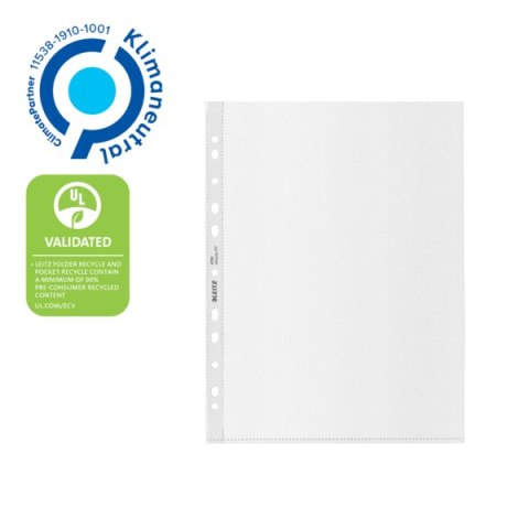 Koszulka Recycle A4 PP 100 mic. op./25 szt Leitz, 47913003 Leitz