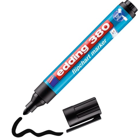 Marker flipchart okrągły 1.5-3mm czarny EDDING 380/001/C Edding