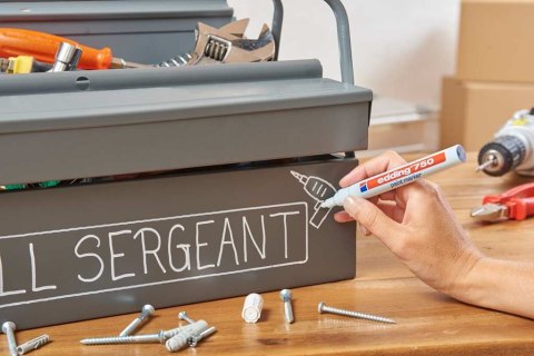 Marker lakierowy 2-4mm 750 zielony EDDING końcówka okrągła Edding