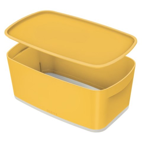 MyBox Cosy mały pojemnik z pokrywką, żółty Leitz 52630019 Leitz MyBox Cosy mały pojemnik z pokrywką, żółty Leitz 52630019 Leitz