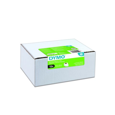 Standardowa Etykieta DYMO adresowa - 89 x 28 mm, biały - VALUE PACK 12 szt. 2093091 Dymo