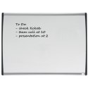 Tablica suchościeralna Nobo z zaokrągloną ramą585x430mm 1903783 Nobo