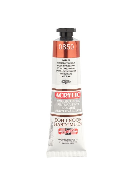 Farba acrylowa 162707 COOPER 850 40 ml. KOH I NOOR Koh-i-noor Farba acrylowa 162707 COOPER 850 40 ml. KOH I NOOR Koh-i-noor