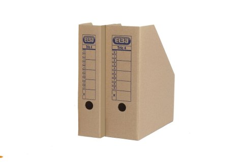 Pojemnik na czasopisma 10cm, ELBA TRIC 4, brązowy 100552612 Elba Pojemnik na czasopisma 10cm, ELBA TRIC 4, brązowy 100552612 Elba