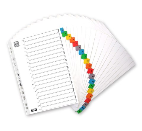 Przekładki kartonowe MYLAR A4, alfabetyczne A-Z kolorowe karty OXFORD 100204595 Oxford Przekładki kartonowe MYLAR A4, alfabetyczne A-Z kolorowe karty OXFORD 100204595 Oxford