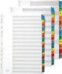 Przekładki kartonowe MYLAR A4, alfabetyczne A-Z kolorowe karty OXFORD 100204595 Oxford