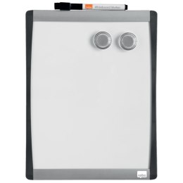 Tablica suchościeralna Nobo z zaokrągloną ramą 280x215mm, biała 1903778 Nobo