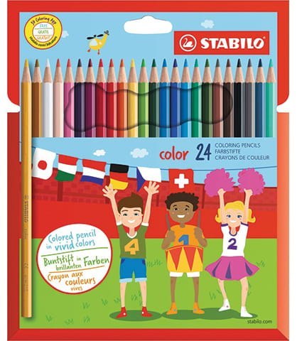 Kredki COLOR kpl 24 szt. pud. z zawieszką 1924/77-11 STABILO (X) Stabilo Kredki COLOR kpl 24 szt. pud. z zawieszką 1924/77-11 STABILO (X) Stabilo