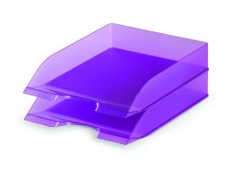 Półka na dokumenty DURABLE BASIC A4 przezroczysta purpurowa 1701674992 Durable
