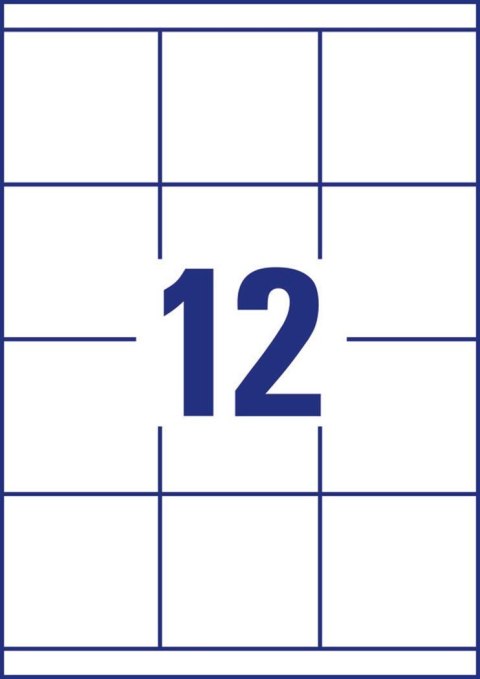 Trwałe etykiety uniwersalne 3661 70x67,7 100ark Avery Zweckform Avery Zweckform