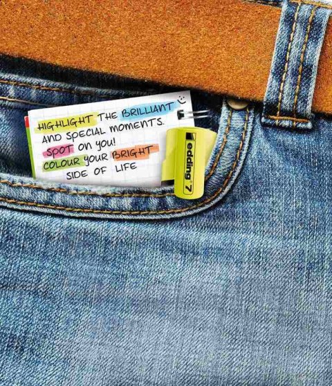 Zakreślacz MINI e-7 (100) 51.641 EDDING (X) Edding