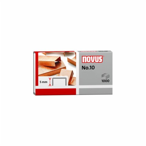 Zszywki miedziowane 10 1000szt NOVUS 040-0207 Novus Zszywki miedziowane 10 1000szt NOVUS 040-0207 Novus