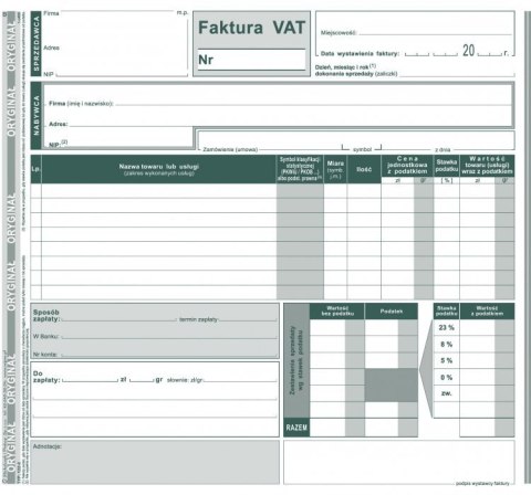 122-2E Faktura VAT brut.2/3 A4 (uproszcz.)MICHALCZYK i PROKOP Michalczyk i Prokop 122-2E Faktura VAT brut.2/3 A4 (uproszcz.)MICHALCZYK i PROKOP Michalczyk i Prokop