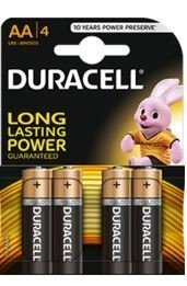 Bateria DURACELL alkaliczna BASIC LR06/AA K4 (4szt) 4520103 Duracell Bateria DURACELL alkaliczna BASIC LR06/AA K4 (4szt) 4520103 Duracell