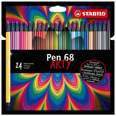 Cienkopis Pen 68 etui 24 szt. ARTY 6824-1-20 STABILO Stabilo Cienkopis Pen 68 etui 24 szt. ARTY 6824-1-20 STABILO Stabilo