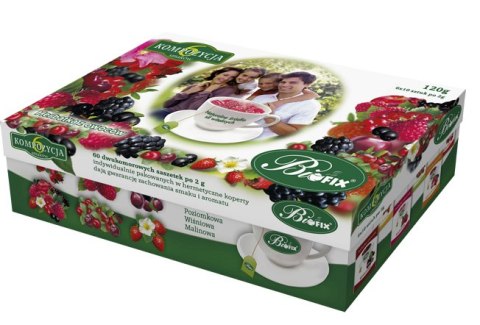 Herbata BIFIX kompozycja 6 smaków owocowa 60kopert Biofix Herbata BIFIX kompozycja 6 smaków owocowa 60kopert Biofix