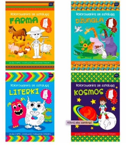 Książeczka A4 ze sztalugą mix 8 wzorów INTERDRUK 5481 Interdruk Książeczka A4 ze sztalugą mix 8 wzorów INTERDRUK 5481 Interdruk