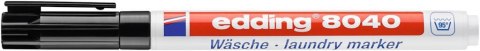 Marker do tkanin 8040 czarny EdDING końcowka okrągła Edding