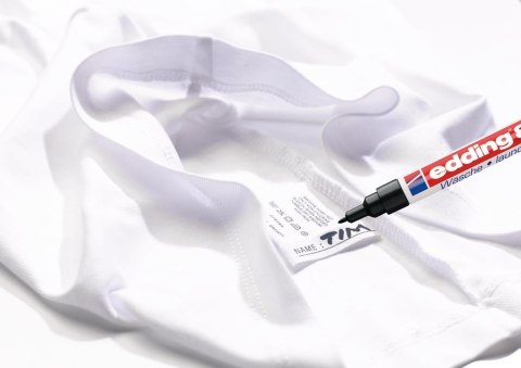 Marker do tkanin 8040 czarny EdDING końcowka okrągła Edding