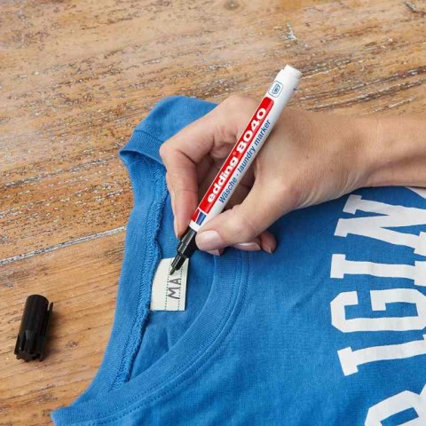 Marker do tkanin 8040 czarny EdDING końcowka okrągła Edding