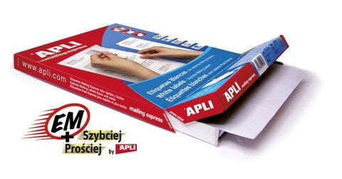 Etykiety 01278 105*57 (100) permanentne APLI (X) Apli