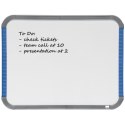 Magnetyczna tabliczka suchościeralna Nobo 220x280mm, biała QB05142ASTD Nobo
