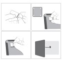 Magnetyczna tabliczka suchościeralna Nobo 220x280mm, biała QB05142ASTD Nobo