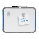 Magnetyczna tabliczka suchościeralna Nobo 220x280mm, biała QB05142ASTD Nobo
