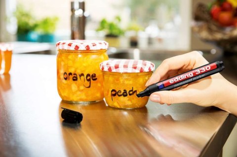 Marker EDDING permanentny ścięta końcówka 1-5mm żółty 330/005/z ed Edding