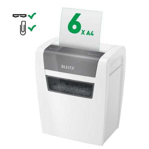 Niszczarka LEITZ IQ Home OFFICE P4, 6 kartek, 15l, kosz 8034000 Leitz Niszczarka LEITZ IQ Home OFFICE P4, 6 kartek, 15l, kosz 8034000 Leitz
