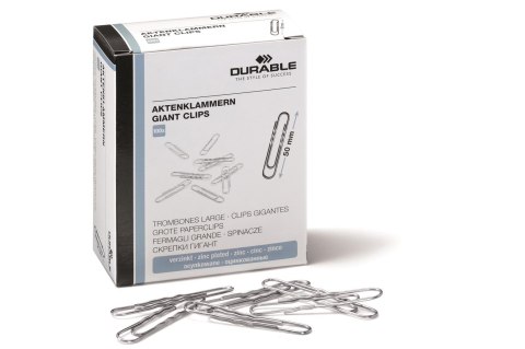 Spinacze do akt, 50 mm, cynkowane 122625 DURABLE Durable Spinacze do akt, 50 mm, cynkowane 122625 DURABLE Durable