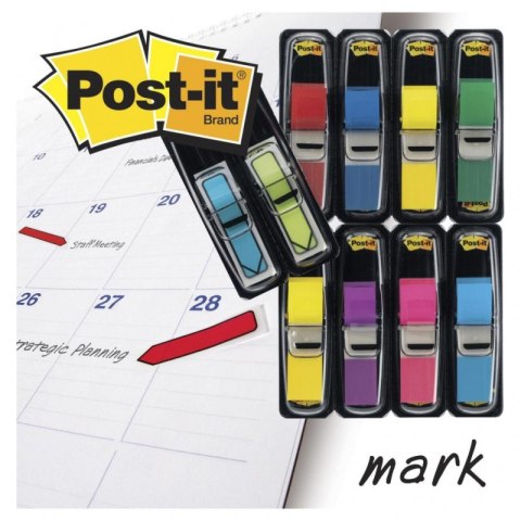Zestaw promocyjny zakładek POST-IT_ (683-VAD1), PP, 12x43/12x43mm, 8x20/ strzałka 2x20 kart., mix kolorów, 2 opak Post-It 3M