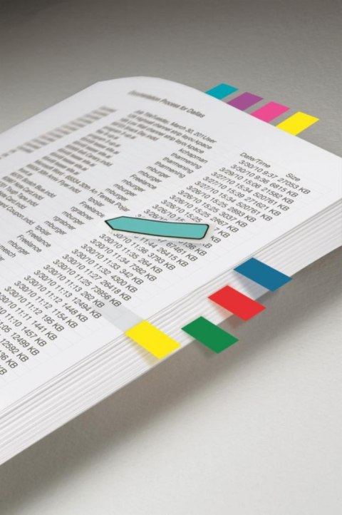 Zestaw promocyjny zakładek POST-IT_ (683-VAD1), PP, 12x43/12x43mm, 8x20/ strzałka 2x20 kart., mix kolorów, 2 opak Post-It 3M