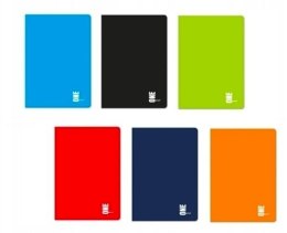 Brulion A5 96 kratka kol.ONE COLOR 0765 INTERDRUK Interdruk