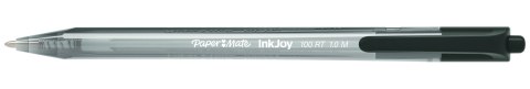 Długopis automatyczny INKJOY 100RT M 1.0mm czarny PAPER MATE S0977430 Paper Mate Długopis automatyczny INKJOY 100RT M 1.0mm czarny PAPER MATE S0977430 Paper Mate