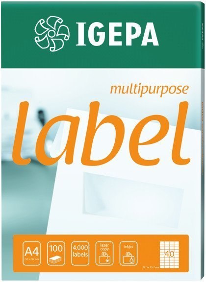 Etykieta samoprzylepna 105x37mm (100sztuk) CONTILABEL EA-1050X370 Igepa Etykieta samoprzylepna 105x37mm (100sztuk) CONTILABEL EA-1050X370 Igepa