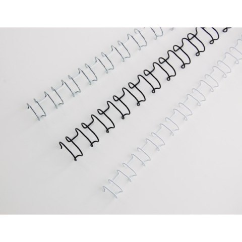 Grzbiety drutowe GBC A4 21L 12mm SLV (100szt) IB161230 GBC Grzbiety drutowe GBC A4 21L 12mm SLV (100szt) IB161230 GBC