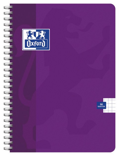 Kołonotatnik 90x140 50 kartek, kratka, STANDARD, OXFORD, 400107520 Oxford Kołonotatnik 90x140 50 kartek, kratka, STANDARD, OXFORD, 400107520 Oxford