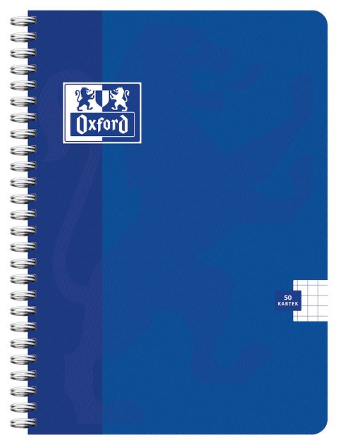 Kołonotatnik 90x140 50 kartek, kratka, STANDARD, OXFORD, 400107520 Oxford Kołonotatnik 90x140 50 kartek, kratka, STANDARD, OXFORD, 400107520 Oxford