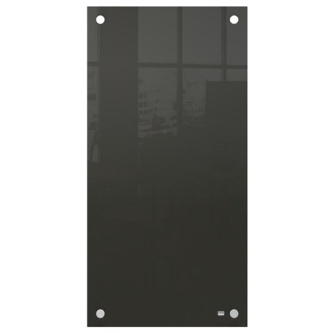 Mała podłużna szklana tablica suchościeralna Nobo Home 300x600mm, czarna 1915609 Nobo Mała podłużna szklana tablica suchościeralna Nobo Home 300x600mm, czarna 1915609 Nobo