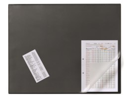 Mata/Podkład na biurko 650x520 mm, przezroczysta czarna nakładka 720301 DURABLE Durable
