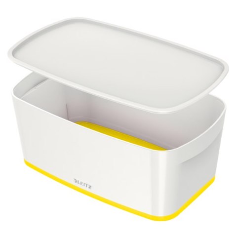 Pojemnik MyBox mały z pokrywką, biało-żółty 52291016 LEITZ Leitz Pojemnik MyBox mały z pokrywką, biało-żółty 52291016 LEITZ Leitz