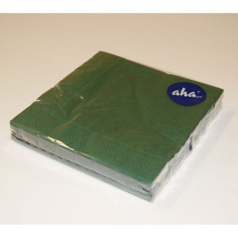 Serwetki AHA zielone 33x33cm, 20sztuk, intensywny Aha Serwetki AHA zielone 33x33cm, 20sztuk, intensywny Aha
