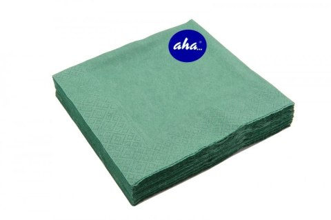 Serwetki AHA zielone 33x33cm, 20sztuk, intensywny Aha Serwetki AHA zielone 33x33cm, 20sztuk, intensywny Aha