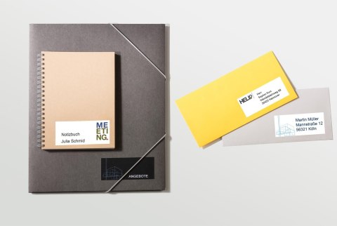 Trwałe etykiety uniwersalne 3672 64x50 100 ark. Avery Zweckform Avery Zweckform